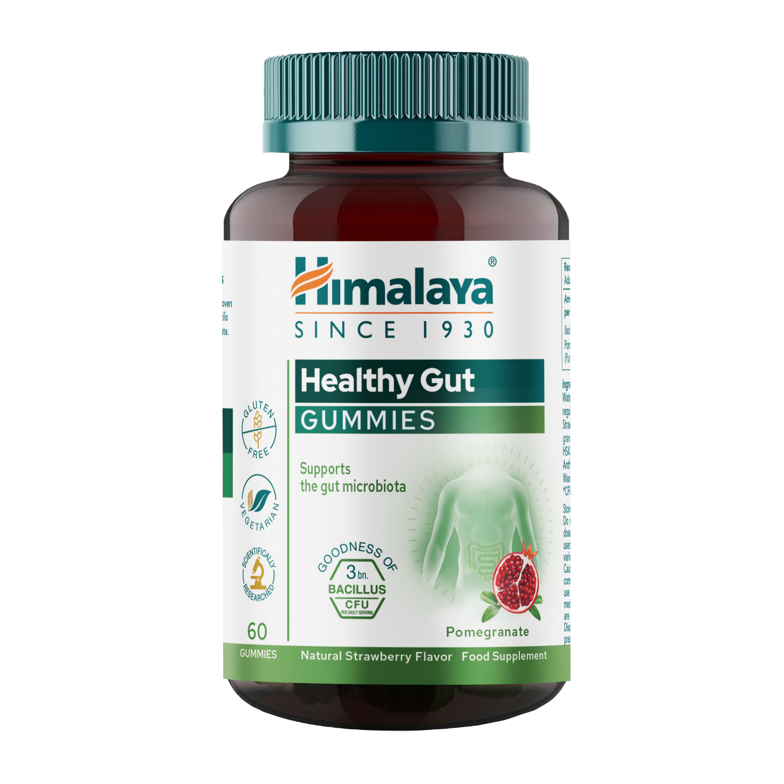HEALTHY GUT GUMMIES 60s bottle FOP copy