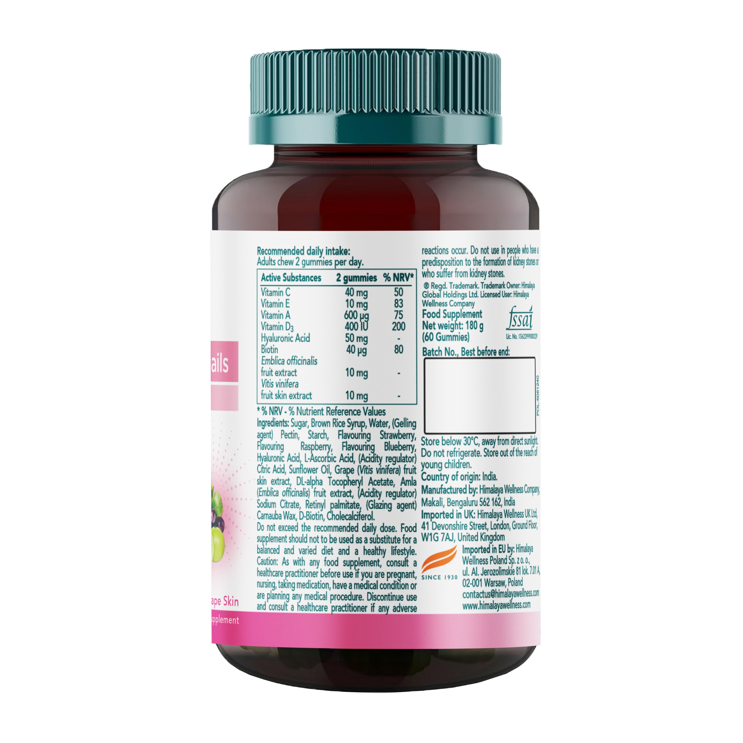 GUMMIES HEALTHY SKIN & NAILS 60 COMP. - Imagen 3