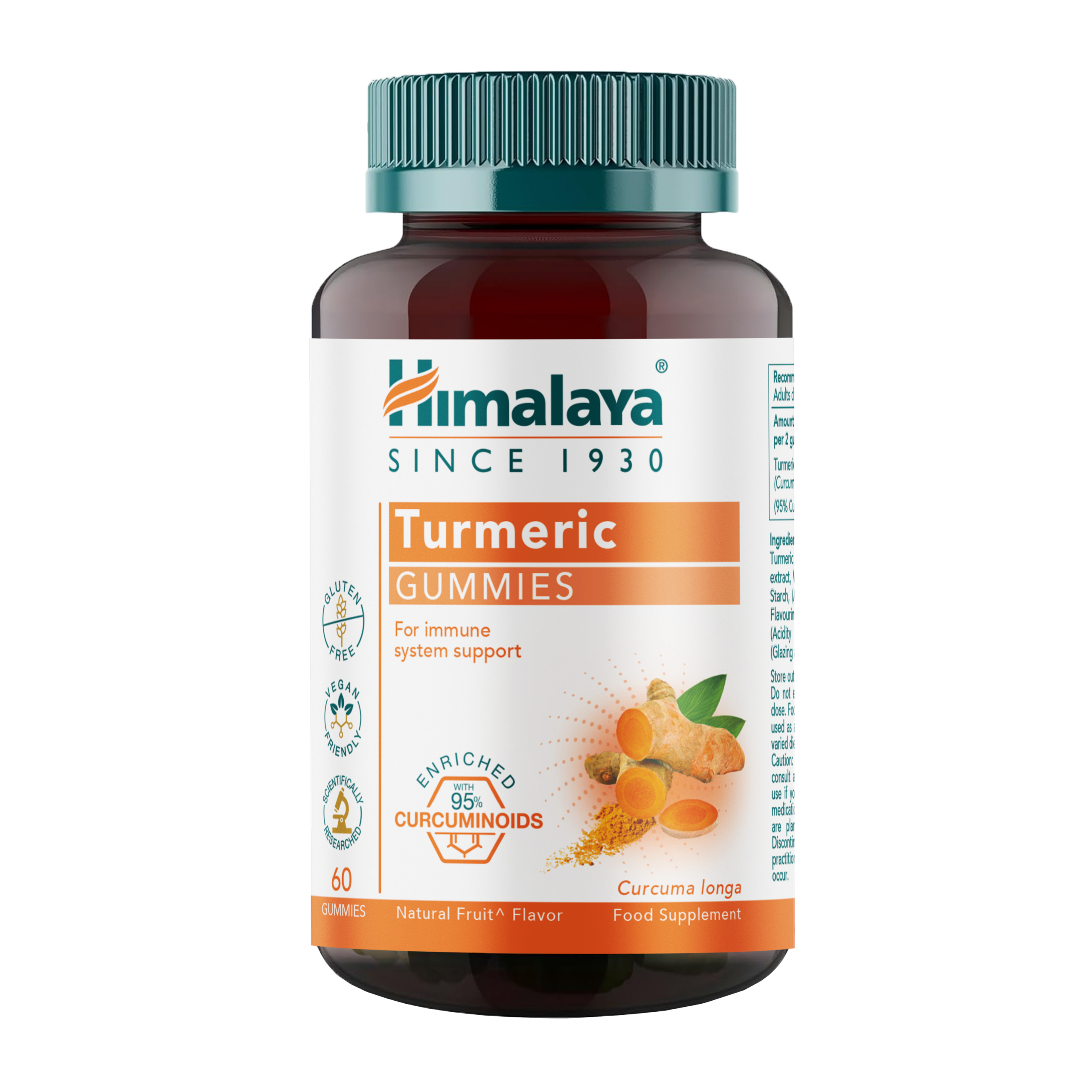 TURMERIC GUMMIES 60s FRONT bottle FOP copy