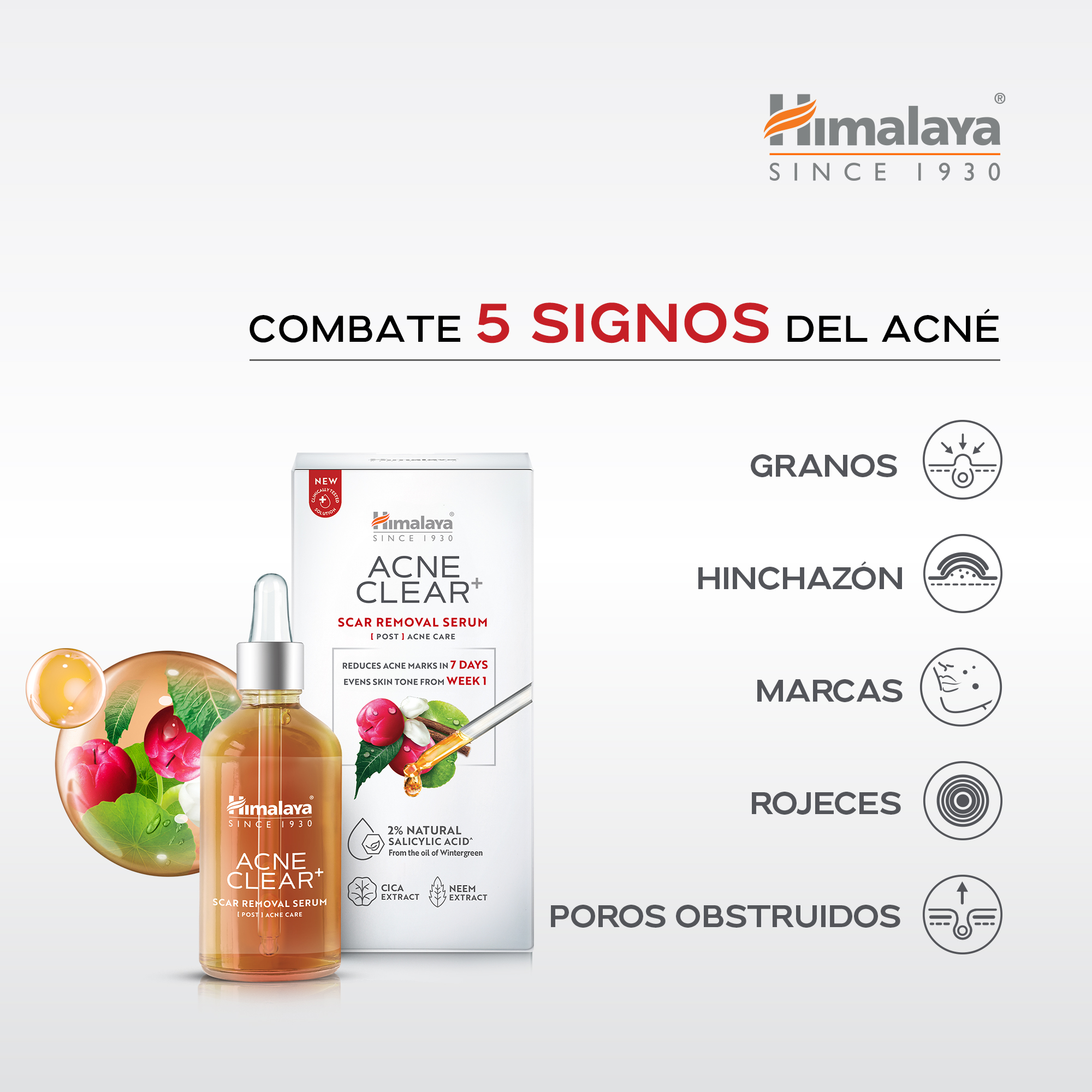 Scar Removal Serum Acne Clear+ 30 ml - Imagen 6