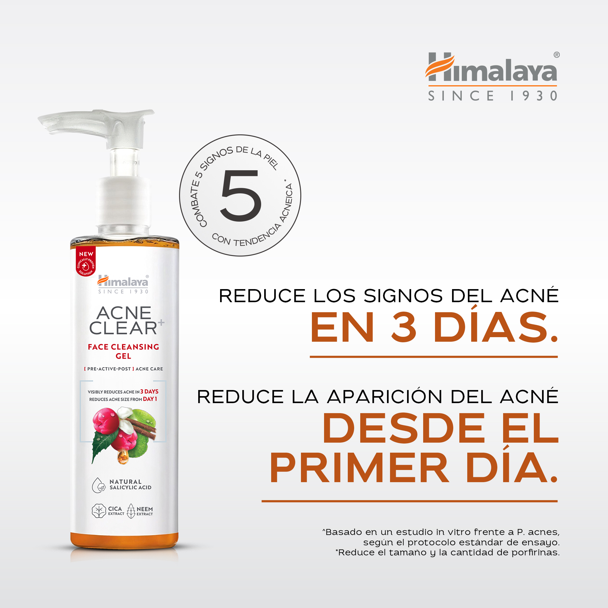 Face Cleansing gel Acne Clear+ 200 ml - Imagen 9